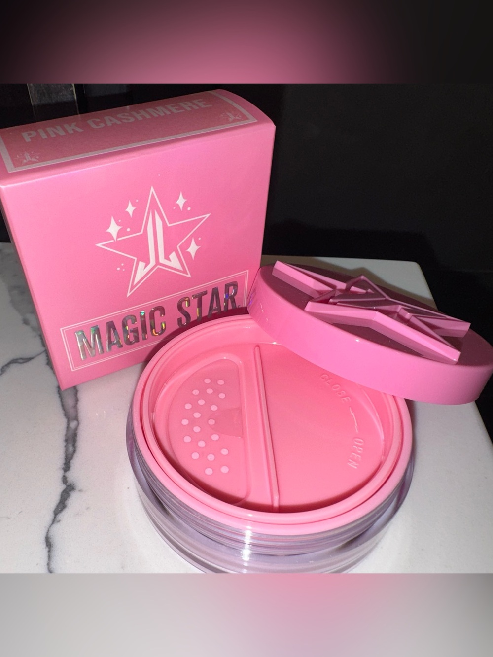 Jeffree Star Cosmetics Magic Star Loose Setting Powder – Pink Cashmere – New in